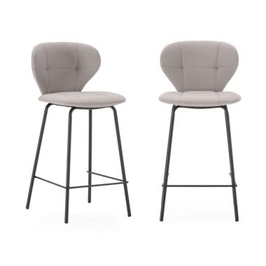 CALICOSY - Set van 2 krukken MAURA - 52x45x67 cm