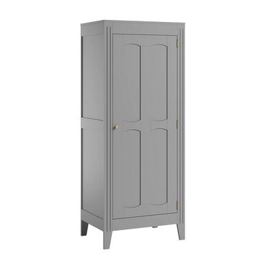 CALICOSY - Kast met planken en kledingkast MILENNE - 55,25x80,5x196,8 cm