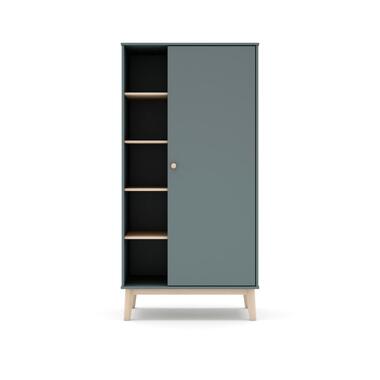 Calicosy - SIMON garderobe - B90 cm - Wit - 90x52x181 cm