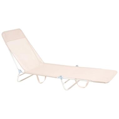KASTORIA - Ligstoel - Beige - Mesh