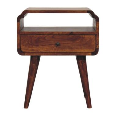 Artisan Furniture Massief Hout Newton Chestnut Nachtkastje