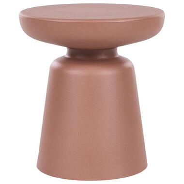 TOFET - Bijzettafel - Goudbruin - Synthetisch materiaal