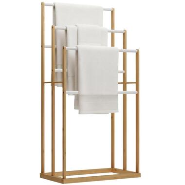 CLP Handdoekrek Malami Hout natura