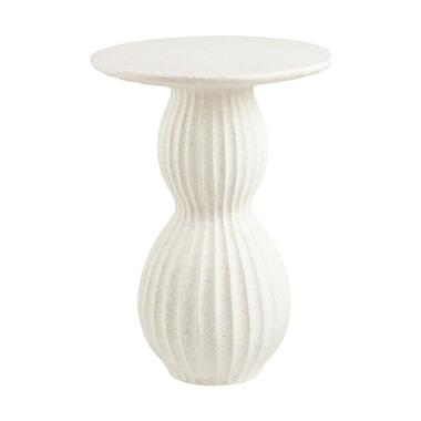 Artichok Nancy Fiberclay Bijzettafel Wit - Ø 40 x 55 cm