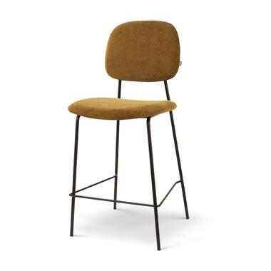 Nolon Jasmijn Barkruk Mosgroen - Zwart - 65 cm