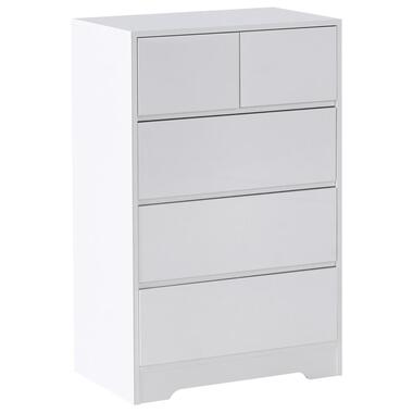 ALBERTA - Ladekast - Wit - MDF