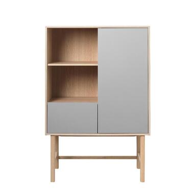 Nordic Home - Jao wandkast - 150 cm - grijs/naturel