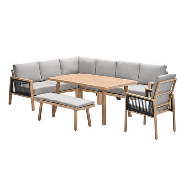 Garden Impressions San Capri lounge dining set 7-delig links
