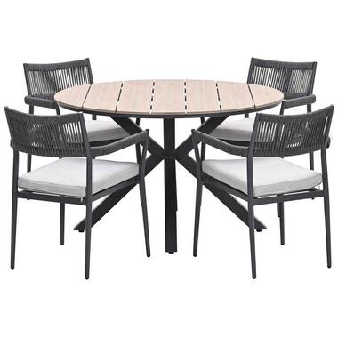 Garden Impressions Tineo - Tulli tuinset 5-delig Ø122x75 cm