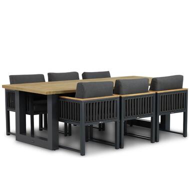 Tuinset 6 personen 240 cm Rope Grijs Santika Furniture Santika Shadow