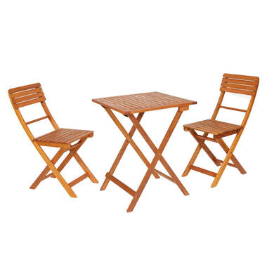 SenS-Line Bela bistro set - Eucalyptus hardhout - Inklapbaar