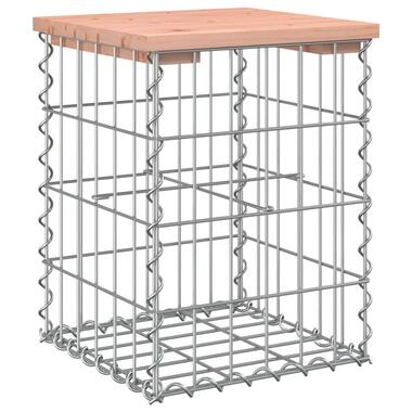 vidaXL - Tuinbank schanskorfontwerp - Massief douglashout - 33x31x42 cm