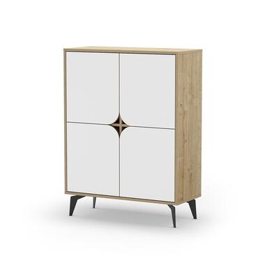 CALICOSY - Buffetkast FLORA - - 120x90x38 cm