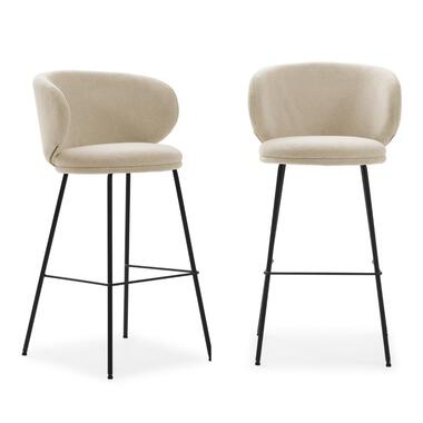 CALICOSY - Set van 2 krukken RUSH - 65x56x53 cm