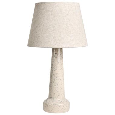 HUMUYA - Tafellamp - Lichtbeige - Keramiek