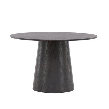 Nest living Trude Houten Eettafel Donkerbruin - Ø 120 cm