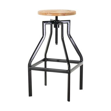 Legend Hoge draaibare kruk zwart - in hoogte verstelbaar