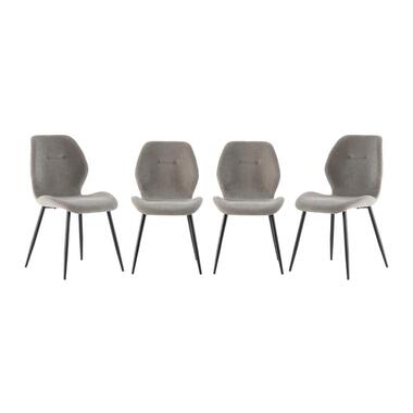 Calicosy - Set van 4 stoelen ASHLEY 58x49x47,5 cm