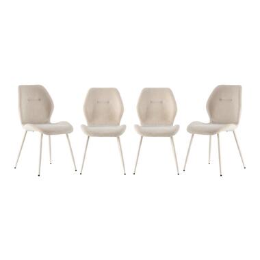 Calicosy - Set van 4 stoelen ASHLEY 58x49x47,5 cm