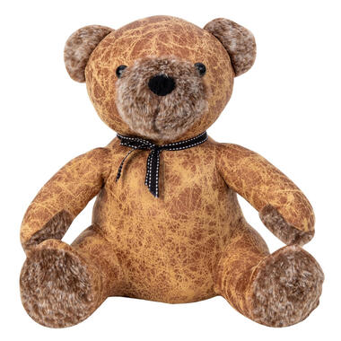 Deurstopper - bruine beer - 27 cm - dieren - kinderkamer