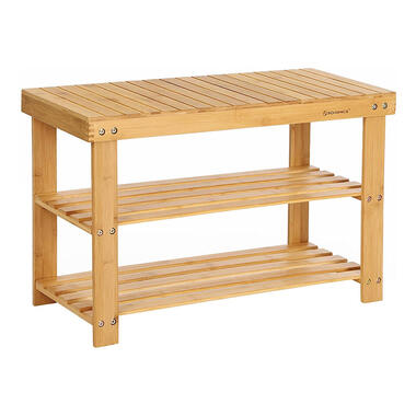 CALICOSY - Schoenenbank - Licht hout - 28,4x45x70 cm