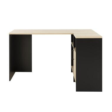 CALICOSY - Liverpool industrieel hoekbureau - 76x136x88 cm