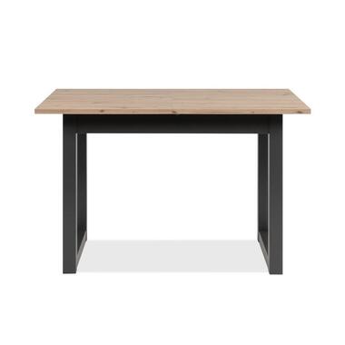 CALICOSY - Uitschuifbare eettafel DENVER - Licht hout - 75x120x80 cm
