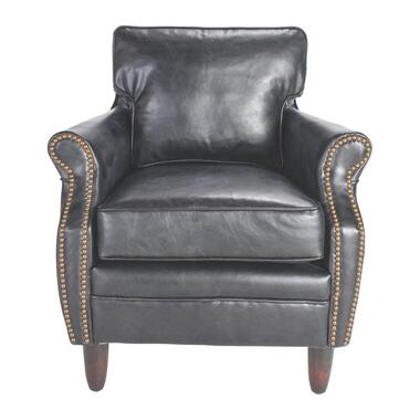 CALICOSY - KANSAS Leren fauteuil - 75x73x74 cm