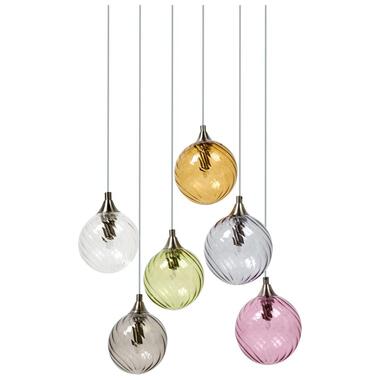 TUDDI - Hanglamp - Meerkleurig - Glas