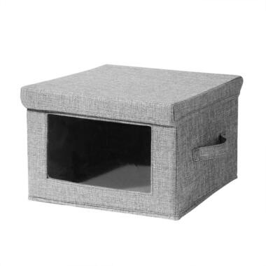CALICOSY Opbergdoos Grijs 30x30x20 cm