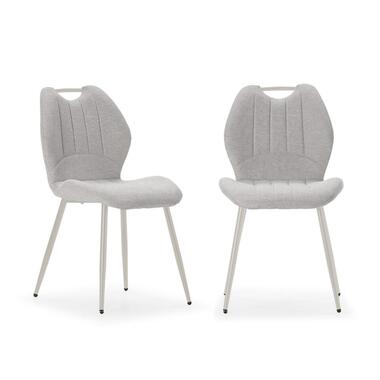 CALICOSY - Set van 4 stoelen in stof MULI - 86x48x58 cm