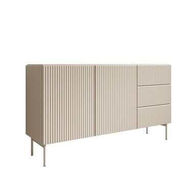 Meubella - Marajo - Dressoir - Zwart - 147 cm