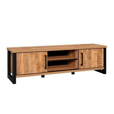 Hioshop Enna TV-meubel 2 deuren- 2 planken mango decor
