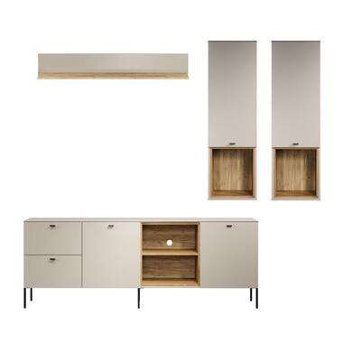 Hioshop SaoPaulo systeem rek 4 delen kashmir