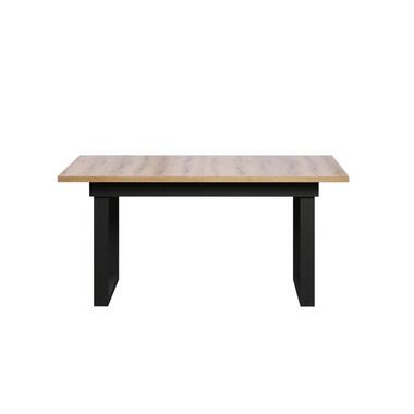 Hioshop UniversalS eetkamertafel inclusief 1 uitbreidingsplaat eiken decor