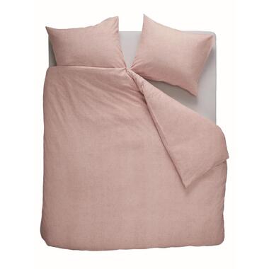 Beddinghouse Frost dekbedovertrek - 200x200/220 - Zacht Roze