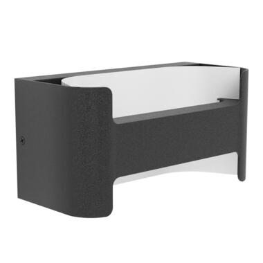 EGLO Passirano Wandlamp - LED - 24 cm - Zwart/Wit