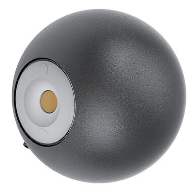 EGLO Abugo Wandlamp - LED - 10.5 cm - Zwart