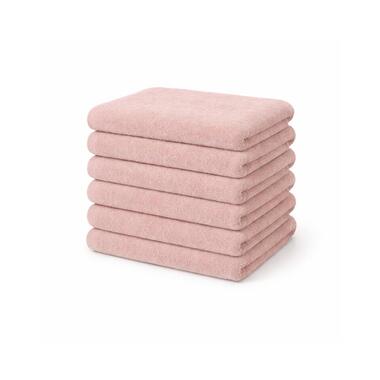 Ten Cate Handdoeken set - Badhanddoeken - 70x140 cm - 6 stuks - Blush