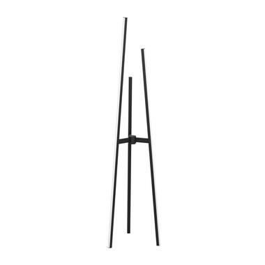 EGLO Mongolana Vloerlamp - LED - 151 cm - Zwart/Wit