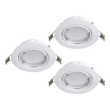 EGLO Peneto Inbouwspot - LED - 8.7 cm - Wit