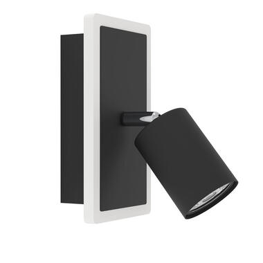 EGLO Rimbocchi 1 Spotje - LED - Kunststof - Zwart