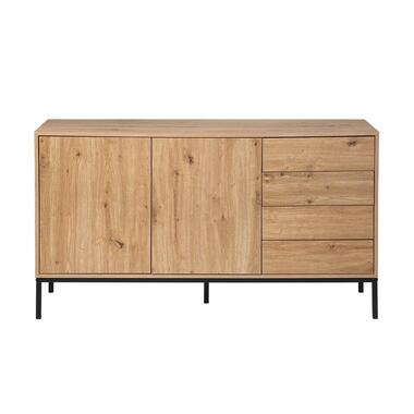 Calicosy - Dressoir LENNY - Licht hout -140 cm x 40 cm x 80 cm