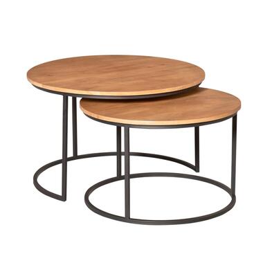 StarFurn - Salontafel Denver set van 2 - naturel