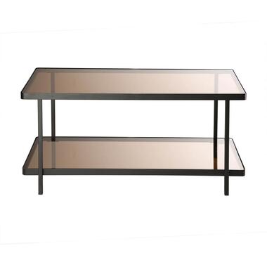 Calicosy - Salontafel ORA - Zwart -100 cm x 50 cm x 48 cm