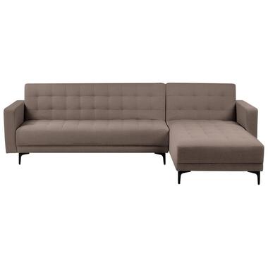 ABERDEEN - Hoekbank - Taupe - Linkszijdig - Stof