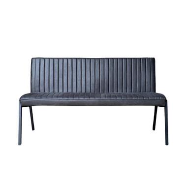 StarFurn - Eetkamerbank Tivoli Bull 155 cm - antraciet