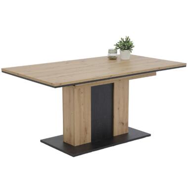 Eettafel Atnalta 160/210x90 cm-artisan/gebrand hout