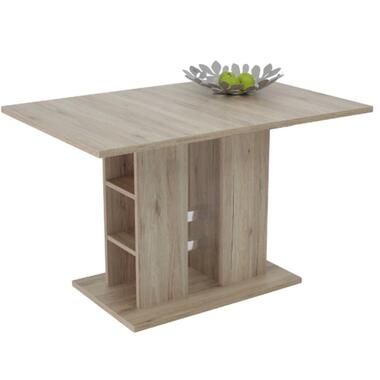 Eettafel Effi 120/160x80 cm-lichte Sanremo eik