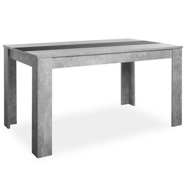 Eettafel Niklas 138x80cm betonlook